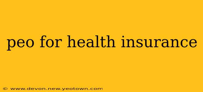 peo for health insurance