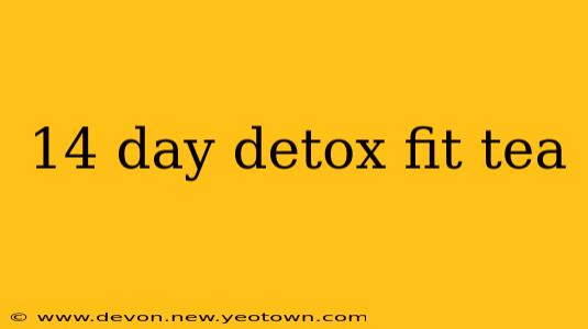 14 day detox fit tea