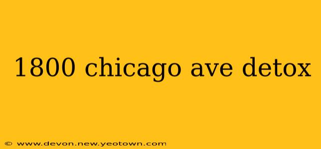 1800 chicago ave detox