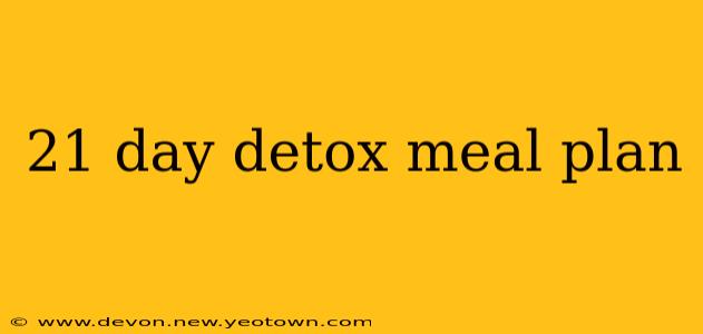21 day detox meal plan