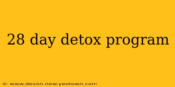 28 day detox program