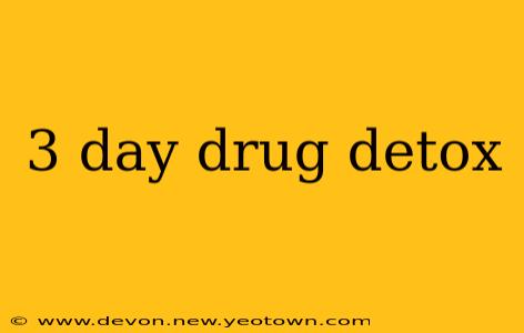 3 day drug detox