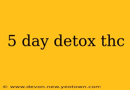5 day detox thc
