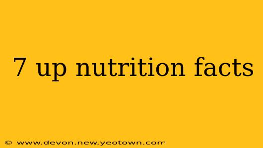 7 up nutrition facts