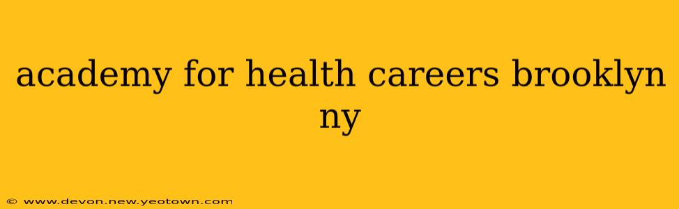 academy for health careers brooklyn ny