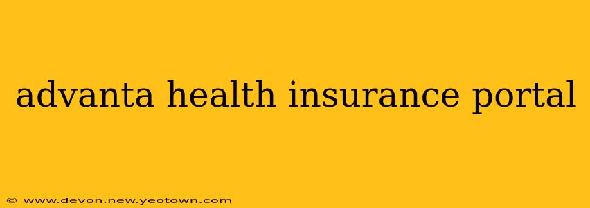 advanta health insurance portal