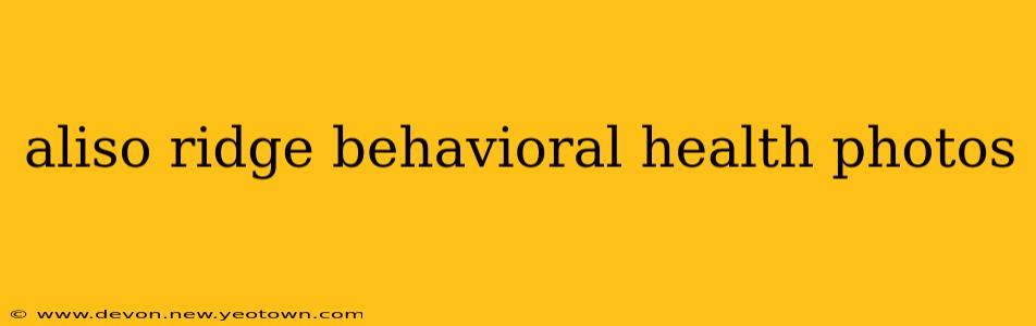 aliso ridge behavioral health photos