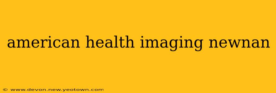 american health imaging newnan
