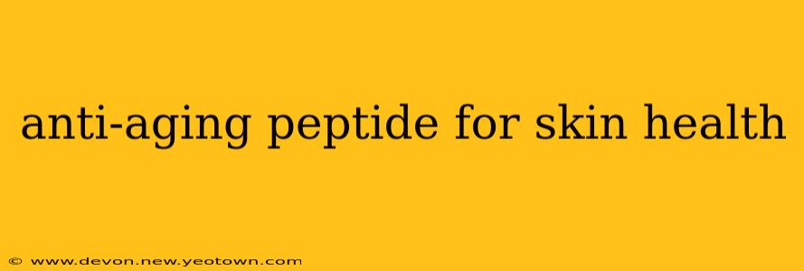 anti-aging peptide for skin health