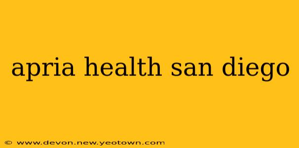 apria health san diego