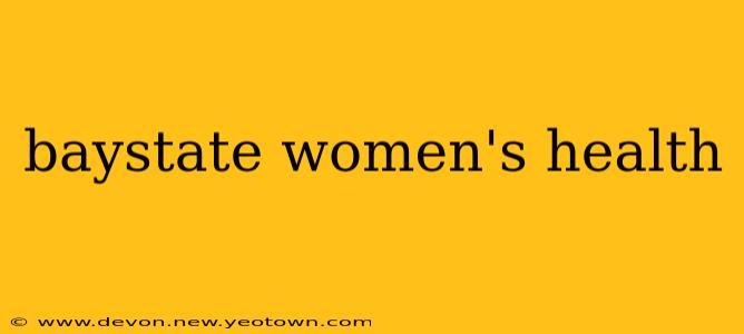 baystate women's health