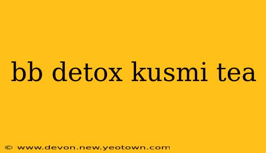 bb detox kusmi tea