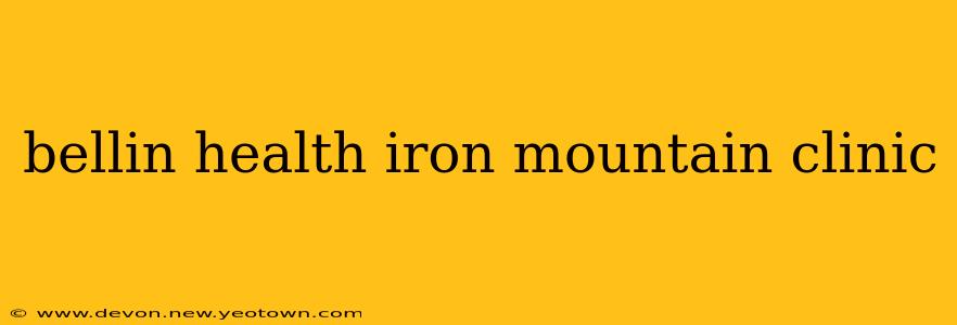 bellin health iron mountain clinic