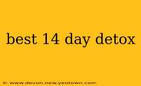 best 14 day detox