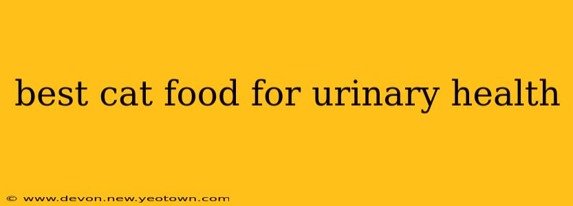 best cat food for urinary health
