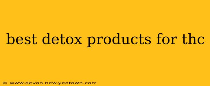 best detox products for thc