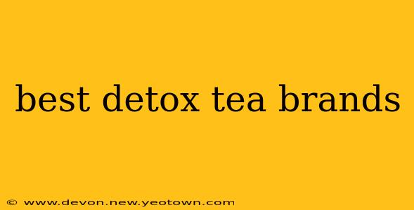 best detox tea brands