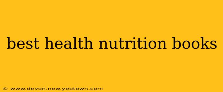 best health nutrition books