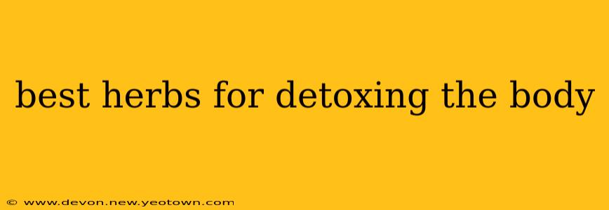best herbs for detoxing the body