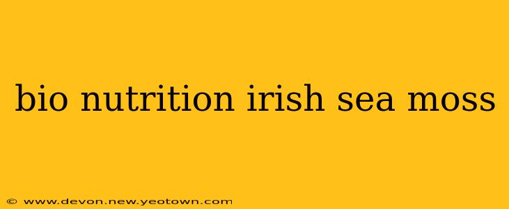 bio nutrition irish sea moss