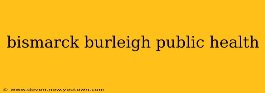 bismarck burleigh public health