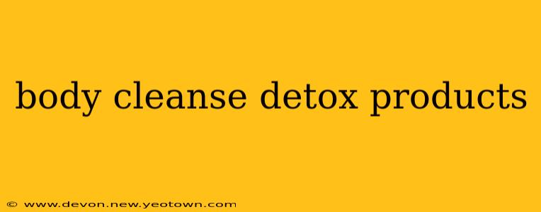 body cleanse detox products