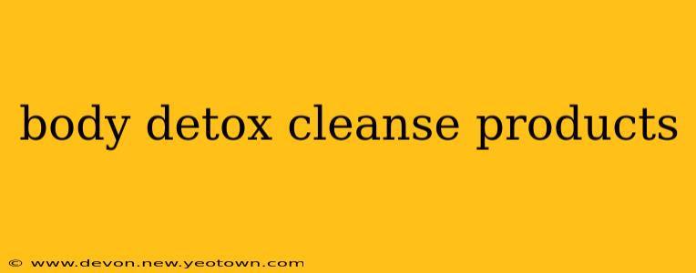 body detox cleanse products