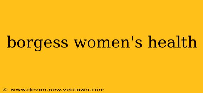 borgess women's health
