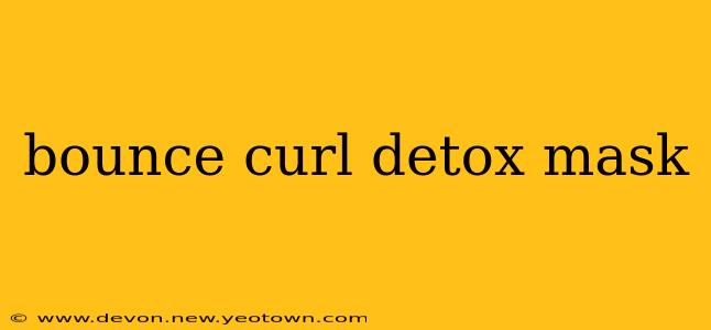bounce curl detox mask