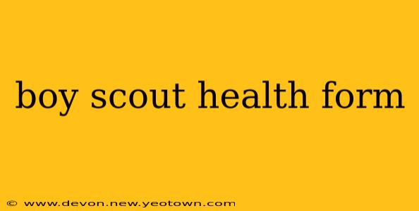 boy scout health form
