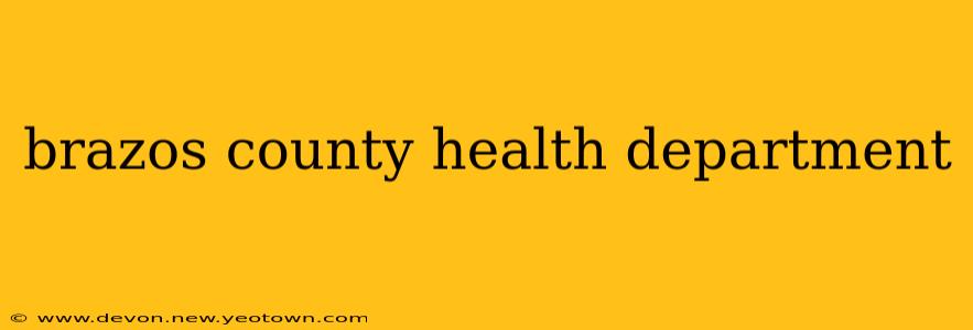 brazos county health department