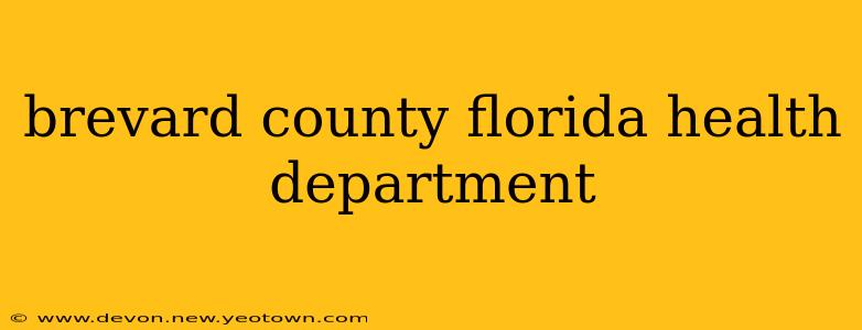 brevard county florida health department