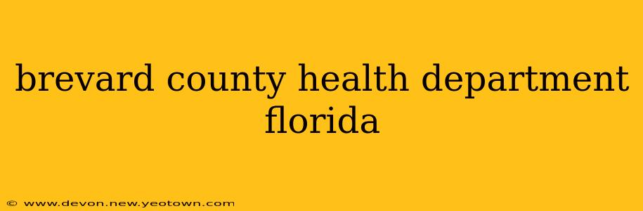brevard county health department florida
