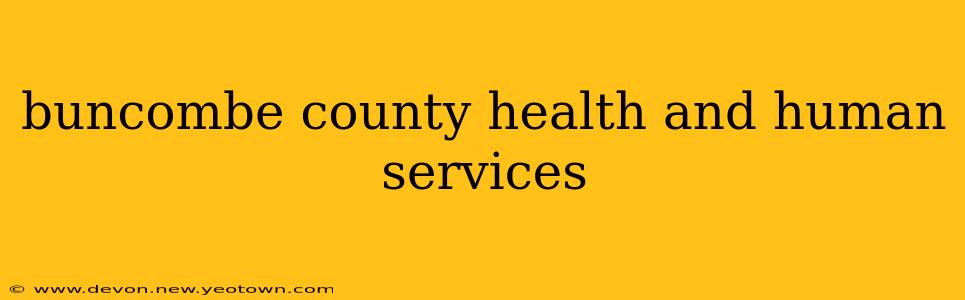 buncombe county health and human services