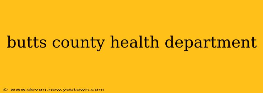 butts county health department