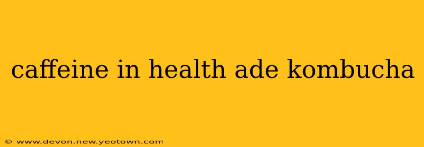 caffeine in health ade kombucha