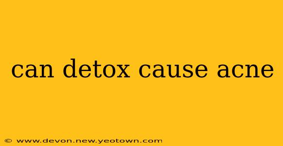 can detox cause acne