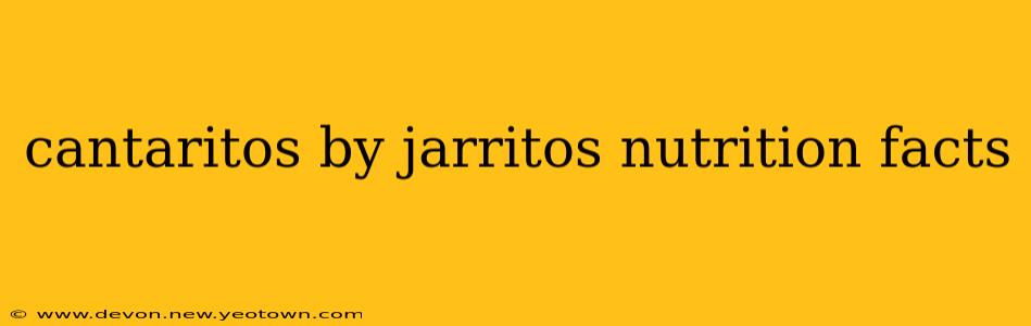 cantaritos by jarritos nutrition facts