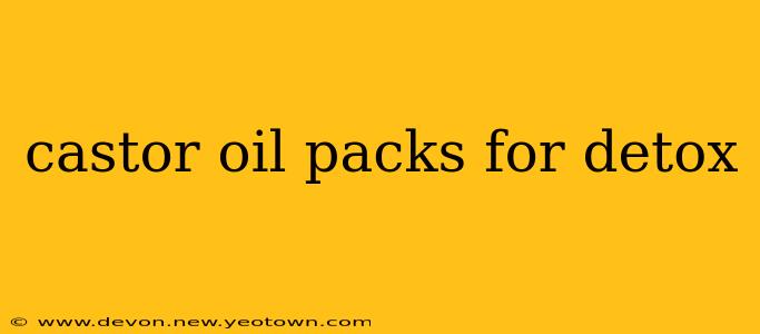 castor oil packs for detox