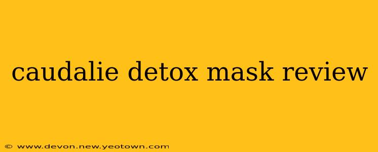caudalie detox mask review