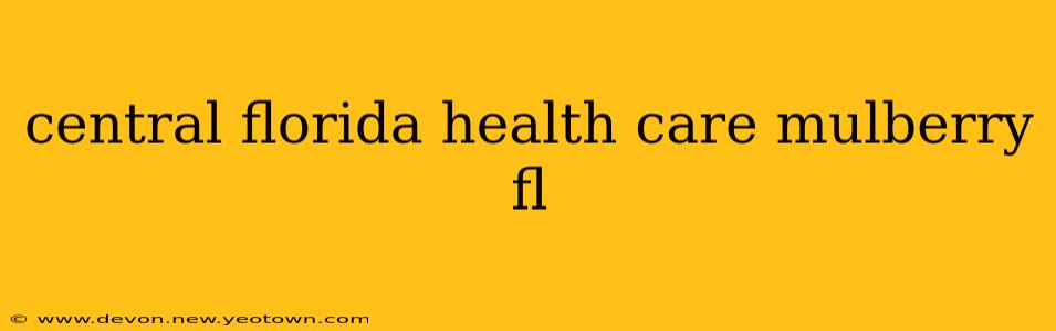 central florida health care mulberry fl