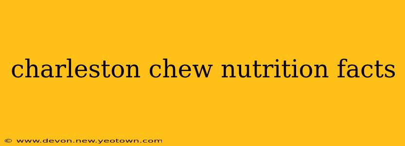 charleston chew nutrition facts
