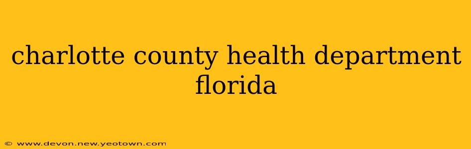 charlotte county health department florida