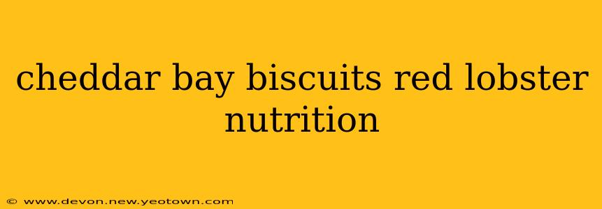 cheddar bay biscuits red lobster nutrition
