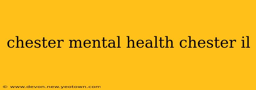 chester mental health chester il