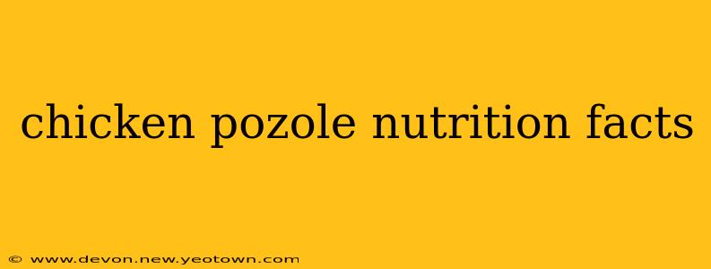 chicken pozole nutrition facts