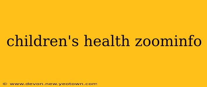 children's health zoominfo