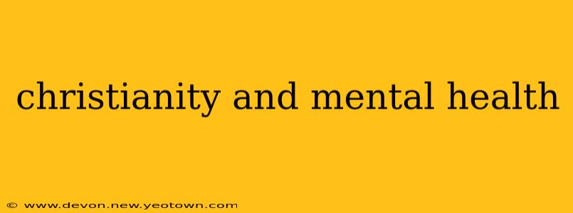 christianity and mental health