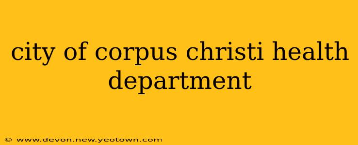 city of corpus christi health department