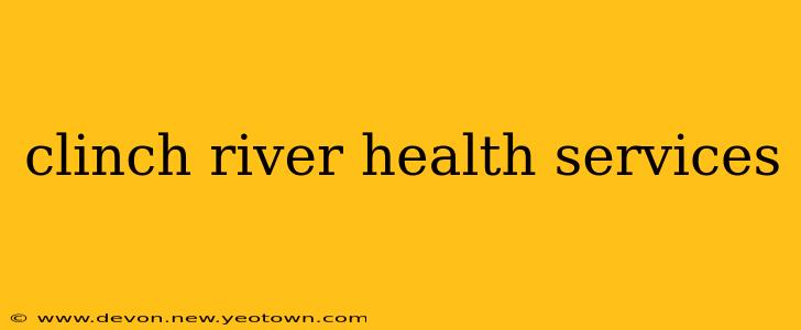clinch river health services